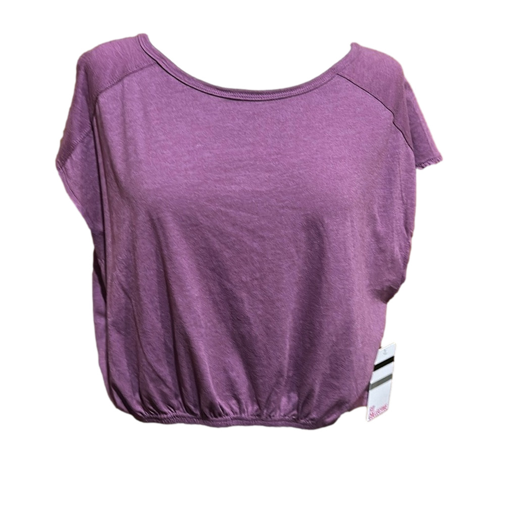 Fit Collective High Low Athleisure Top in Tulipwood Size Large - NWT